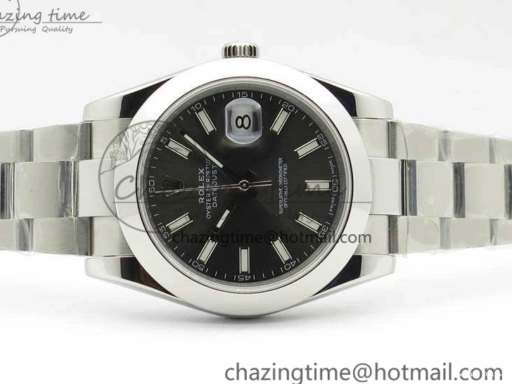 0511 DateJust 41mm 126300 SS Noob 1:1 Best Edition Gray Dial Stick Markers On SS Bracelet A Sustainable 3598